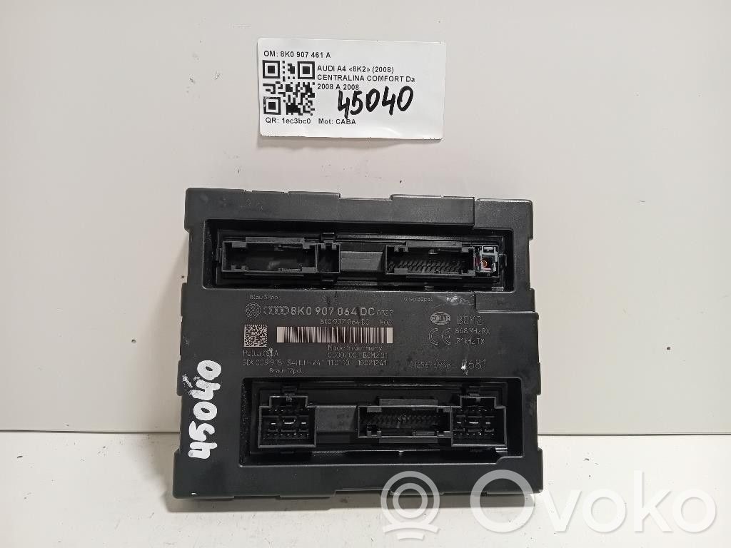 Audi A4 S4 B8 8K Módulo de confort/conveniencia 