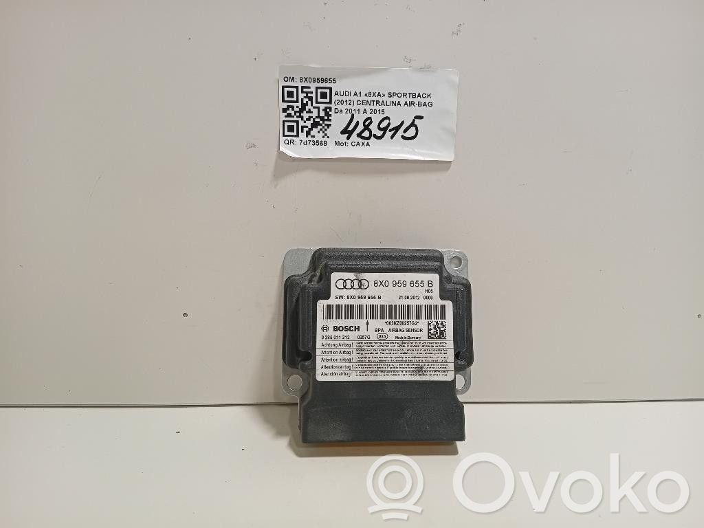 Audi A1 Airbag control unit/module 