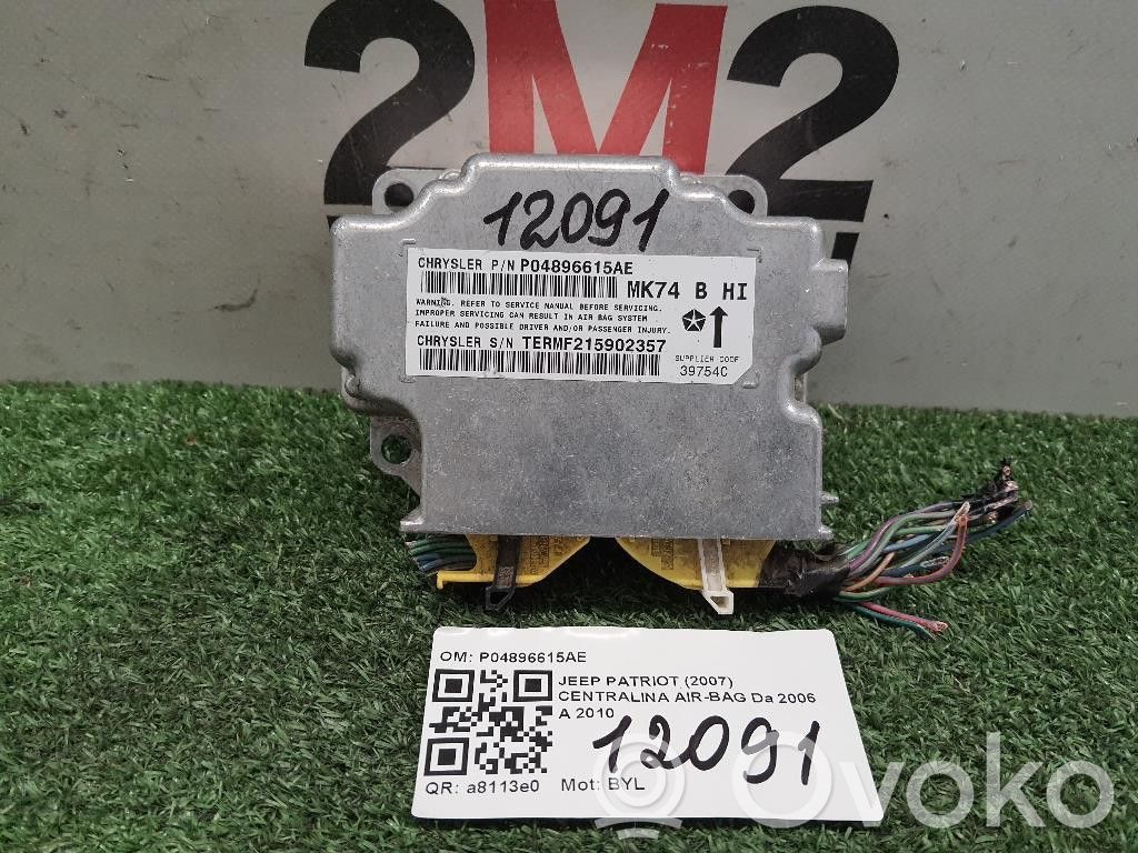 Jeep Patriot Airbag control unit/module 