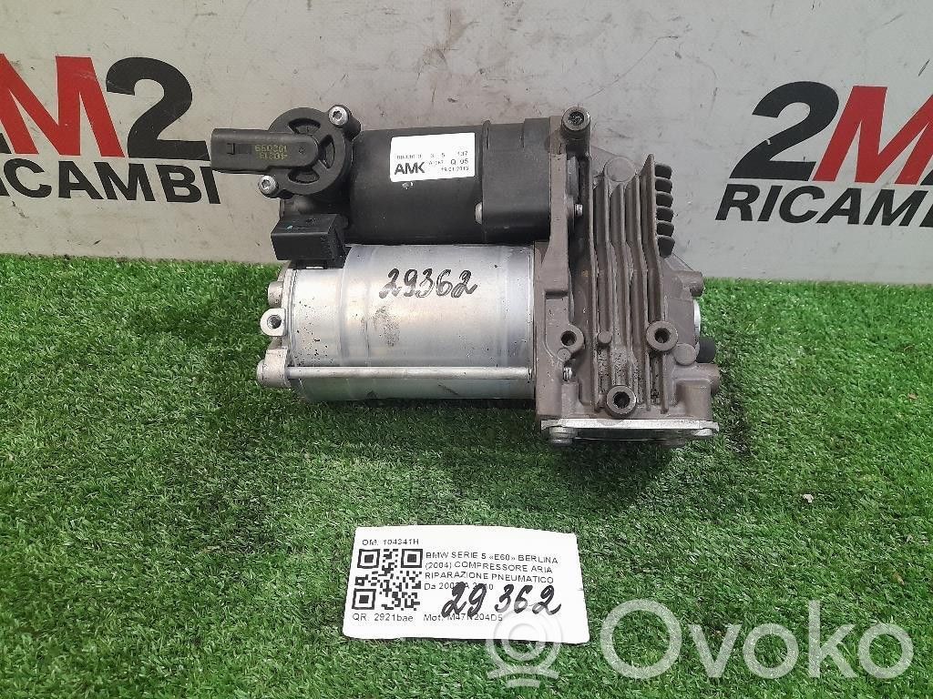 BMW 5 E60 E61 Tire air pump compressor 