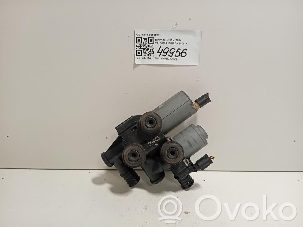 BMW X3 E83 Zawór EGR 