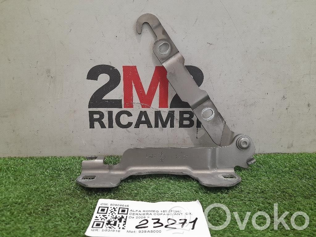 Alfa Romeo 159 Engine bonnet/hood hinges 