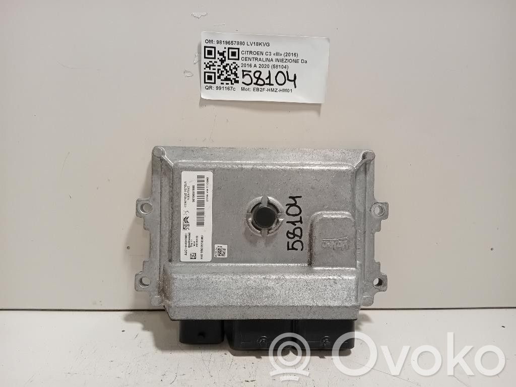 Unité de commande / module d'injection   9819657880,9819657880,EB2FHMZHM01