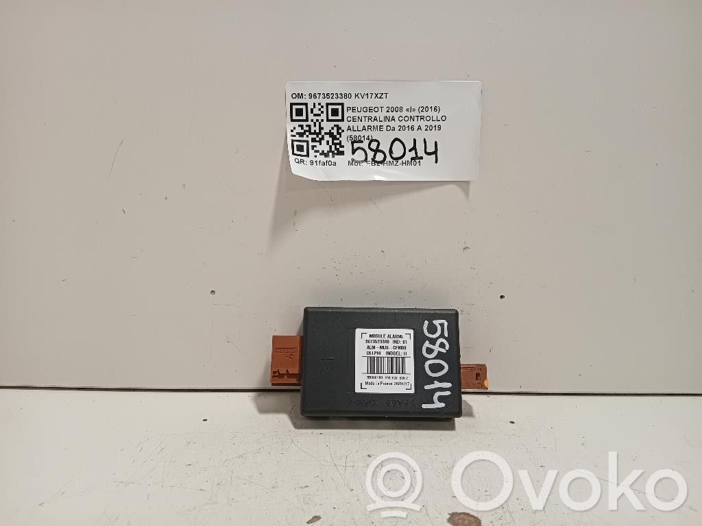 Peugeot 2008 I Unidad de control/módulo de alarma 
