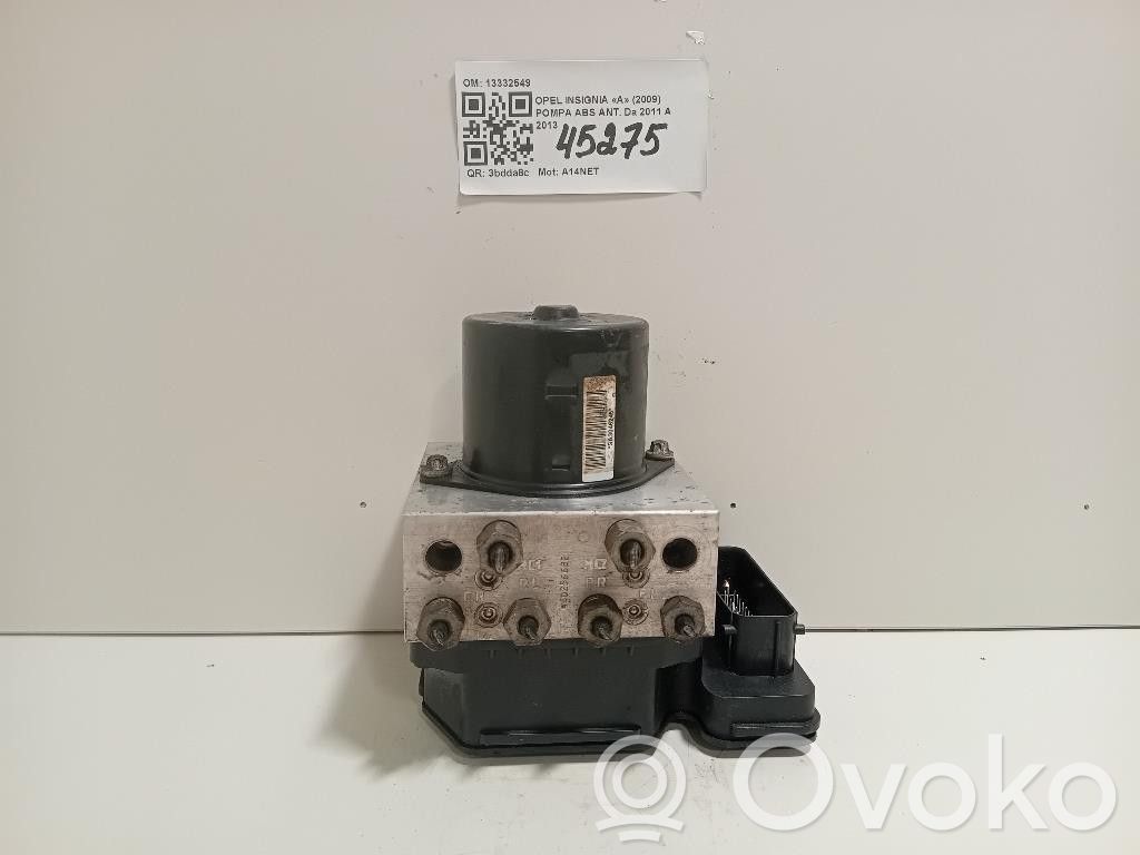 ABS control unit/module   13332549,13332549,A14NET