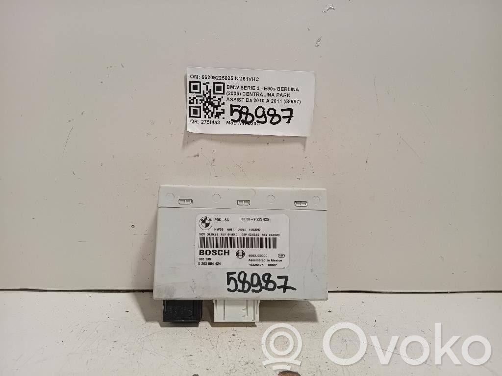 Pysäköintitutkan (PCD) ohjainlaite/moduuli   66209225825,66209225825,N47D20C