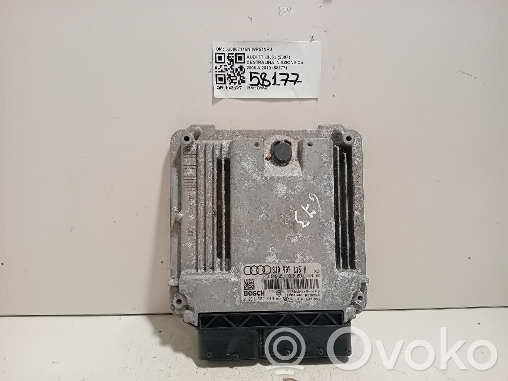 Injection control unit/module   8J0907115N,8J0907115N,BWA