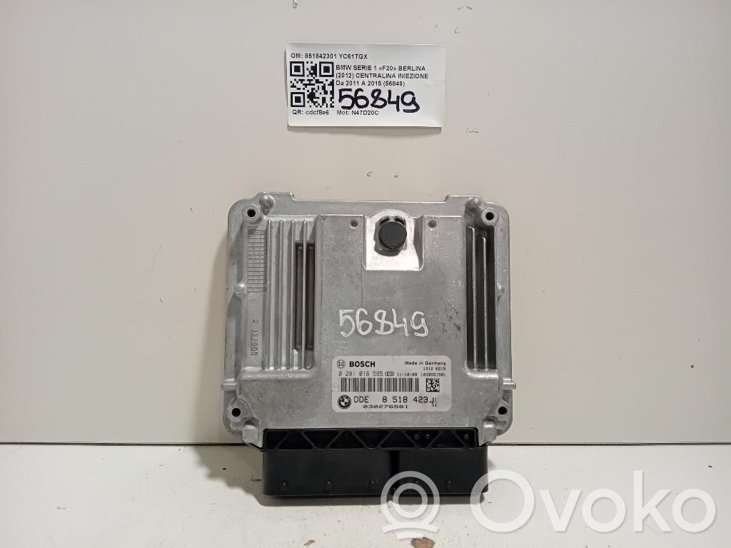 BMW 1 F20 F21 Sterownik / moduł wtrysku 