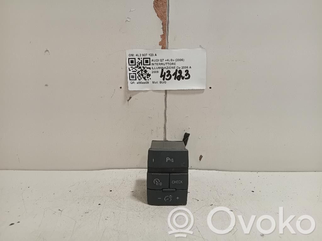 Interrupteur d’éclairage   4L2927123A,4L2927123A,BUG