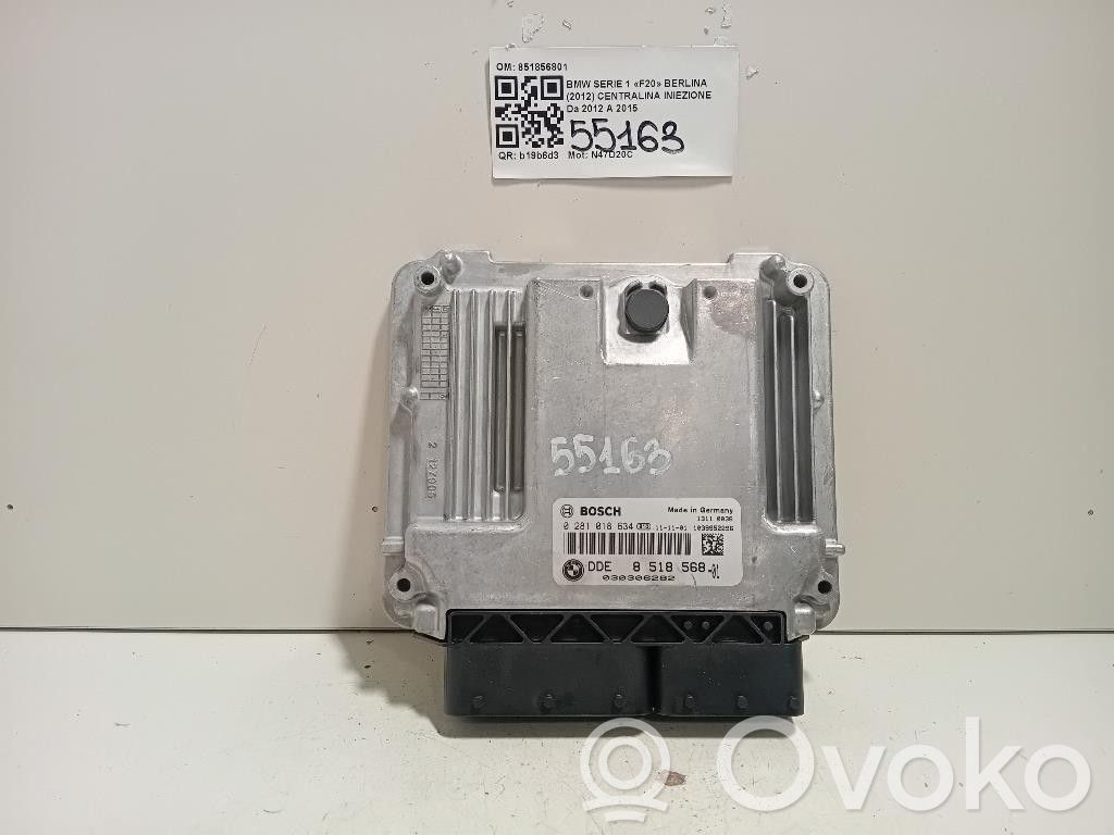 BMW 1 F20 F21 Steuergerät Einspritzanlage 