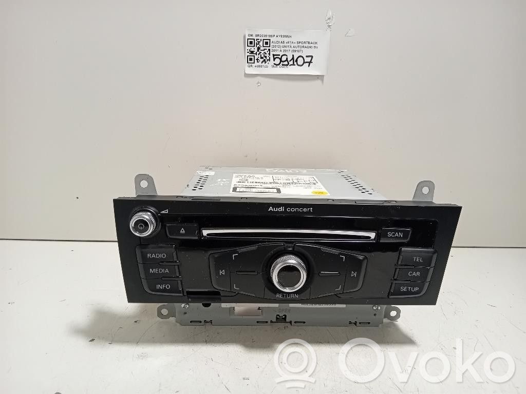 Audi A5 Sportback 8TA Unitate principală radio/CD/DVD/GPS 