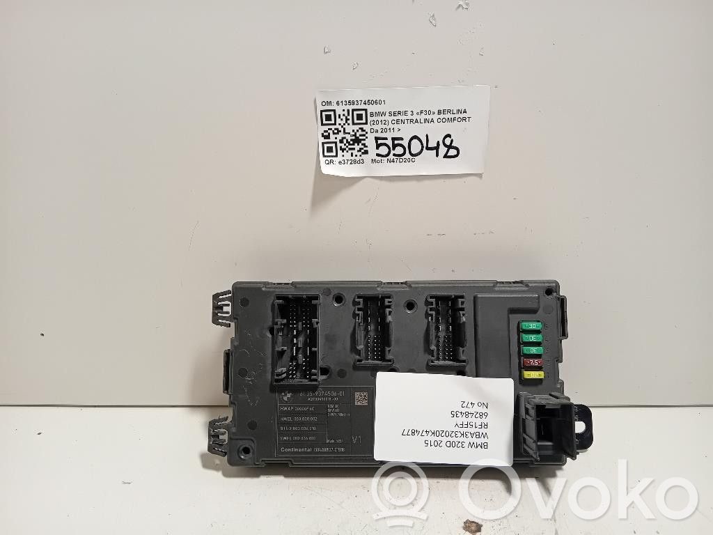 BMW 3 F30 F35 F31 Sterownik / Moduł komfortu 