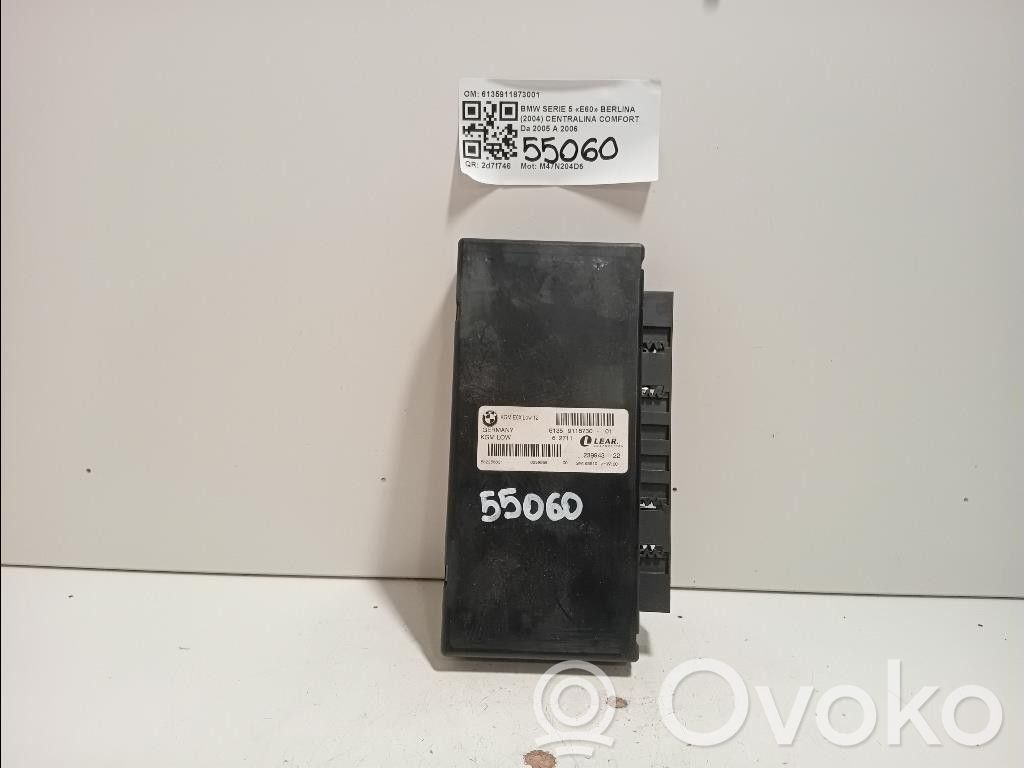 BMW 5 E60 E61 Modul de control caroserie central 