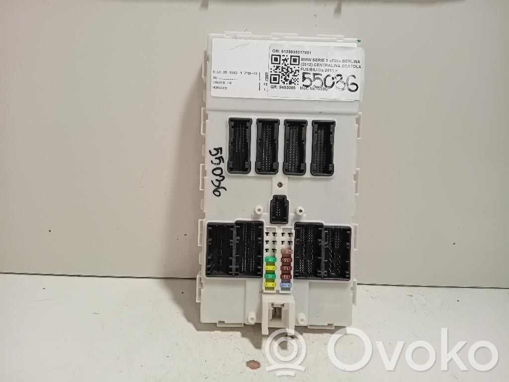 BMW 3 F30 F35 F31 Ramka / Moduł bezpieczników 