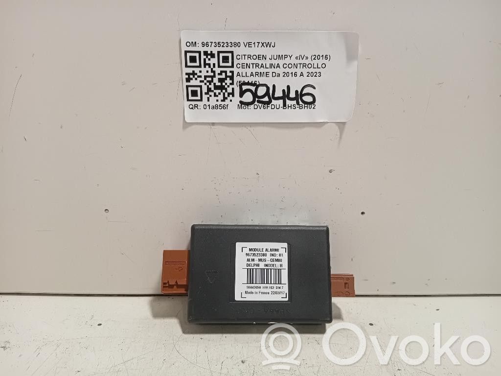 Unidad de control/módulo de alarma   9673523380,9673523380,BHS,DV6FDUBHSBH02