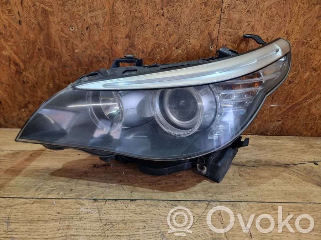 BMW 5 E60 E61 Priekšējais lukturis 