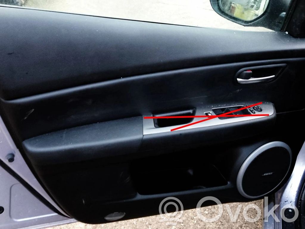 Door card panel trim set