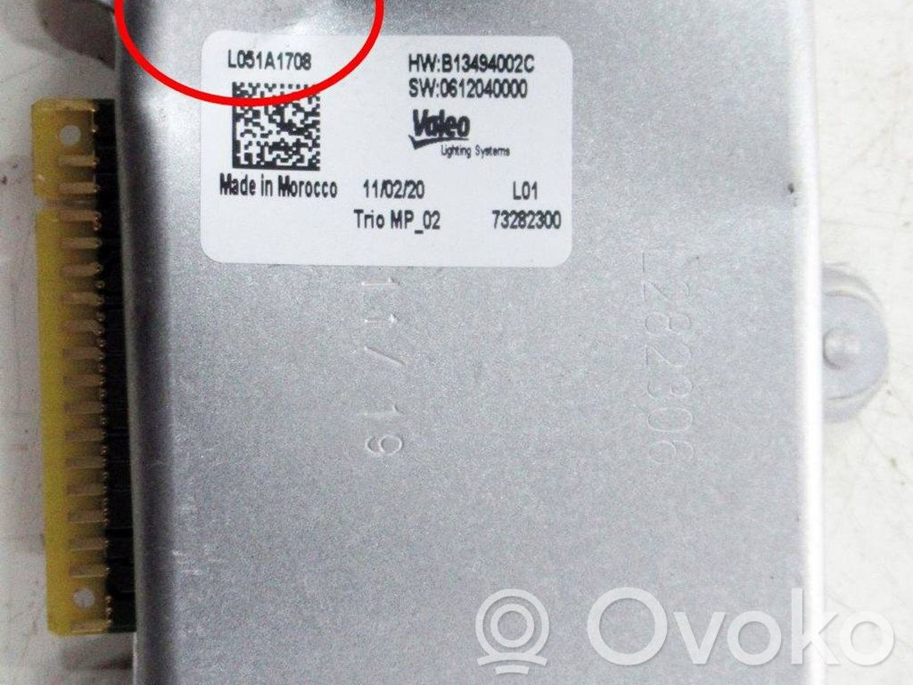 Opel Corsa F Unité de commande / module Xénon 