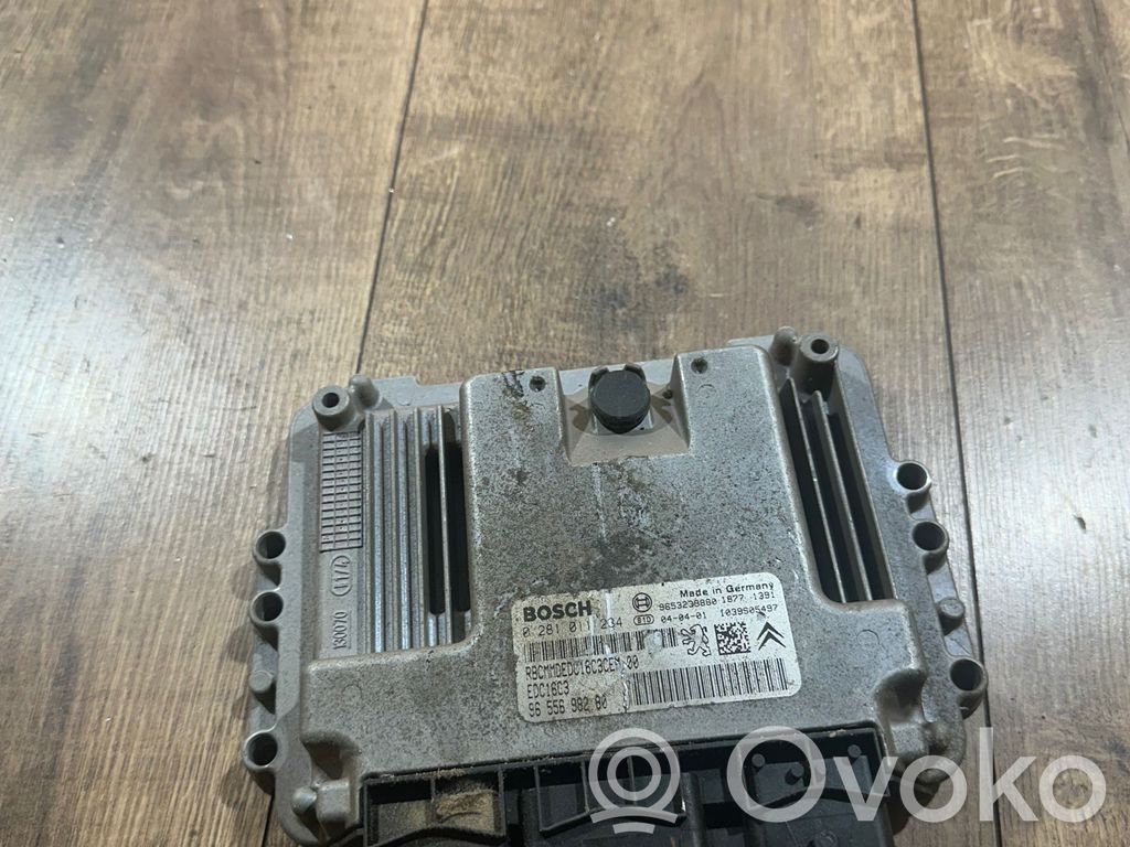 Engine control unit/module   9653239880,9655698280,0281011234