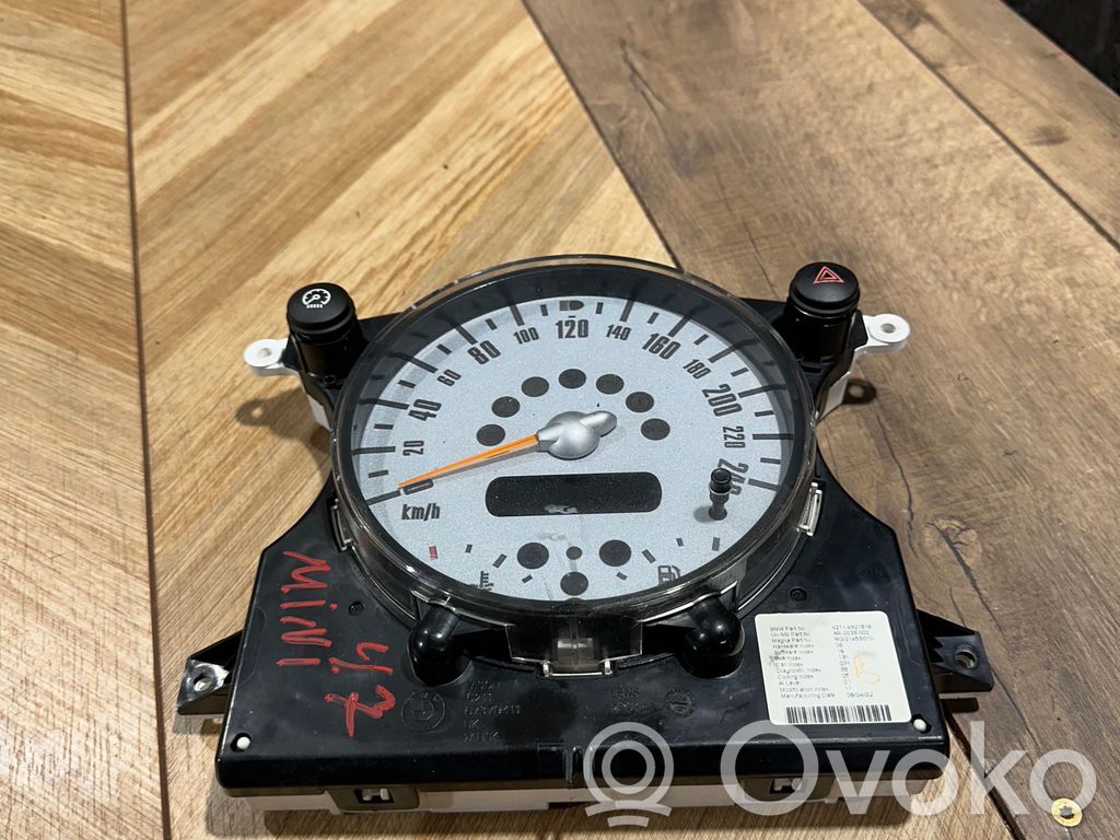 Mini One - Cooper R50 - 53 Vitezometru (grup de instrumente) 