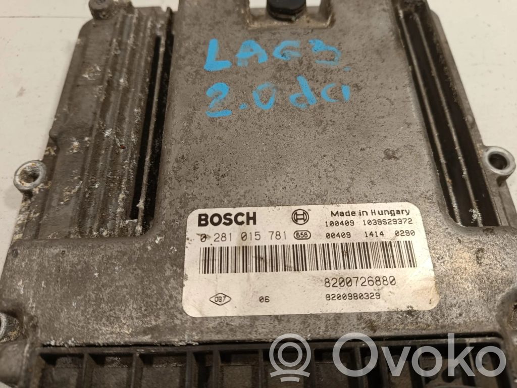 Renault Laguna II Engine control unit/module 