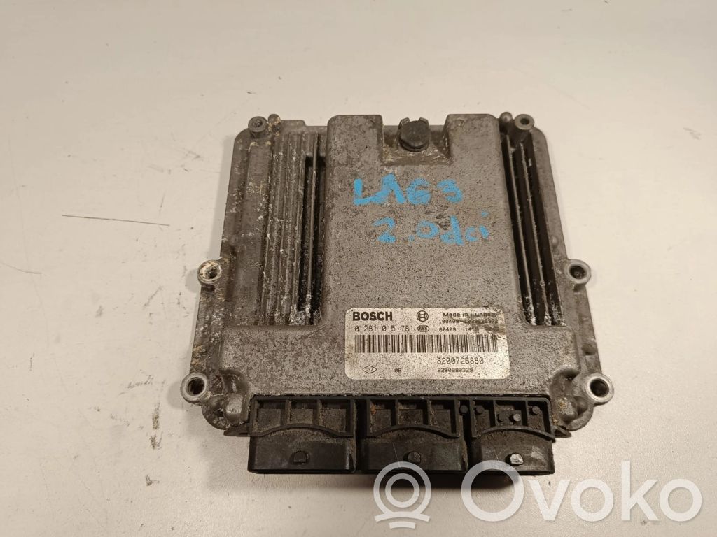 Renault Laguna II Engine control unit/module 