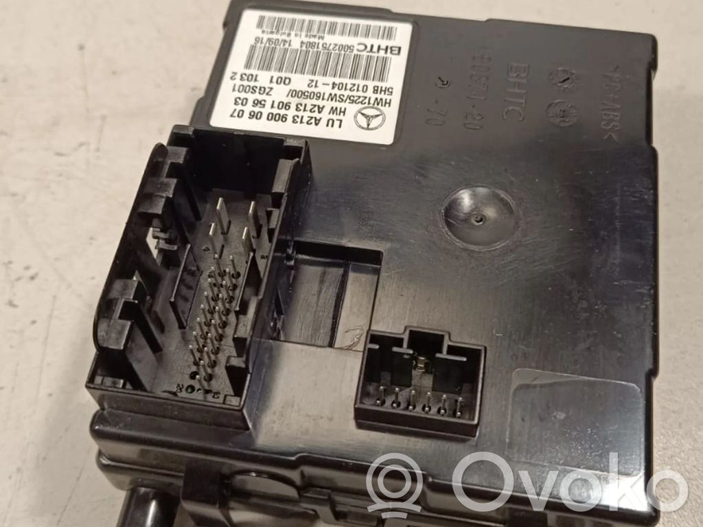 Mercedes-Benz E W213 Climate control unit 