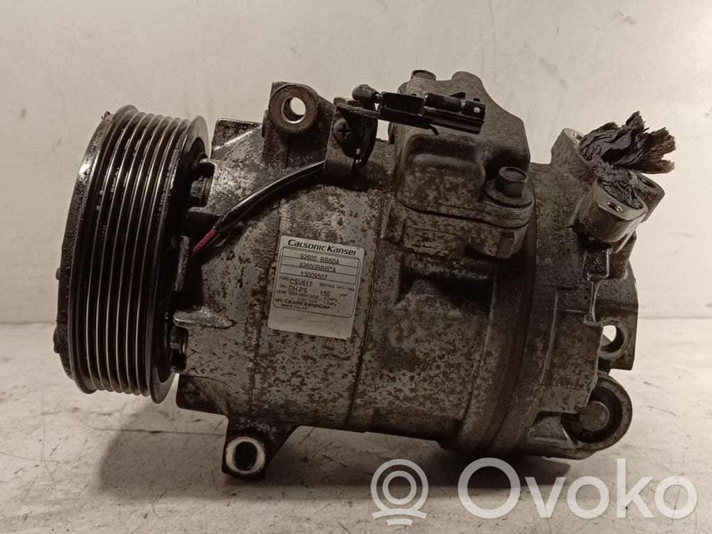 Nissan Qashqai+2 Kompresor / Sprężarka klimatyzacji A/C 