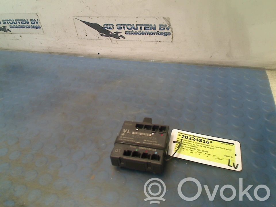 Mercedes-Benz C W204 Centralina/modulo chiusura centralizzata portiere