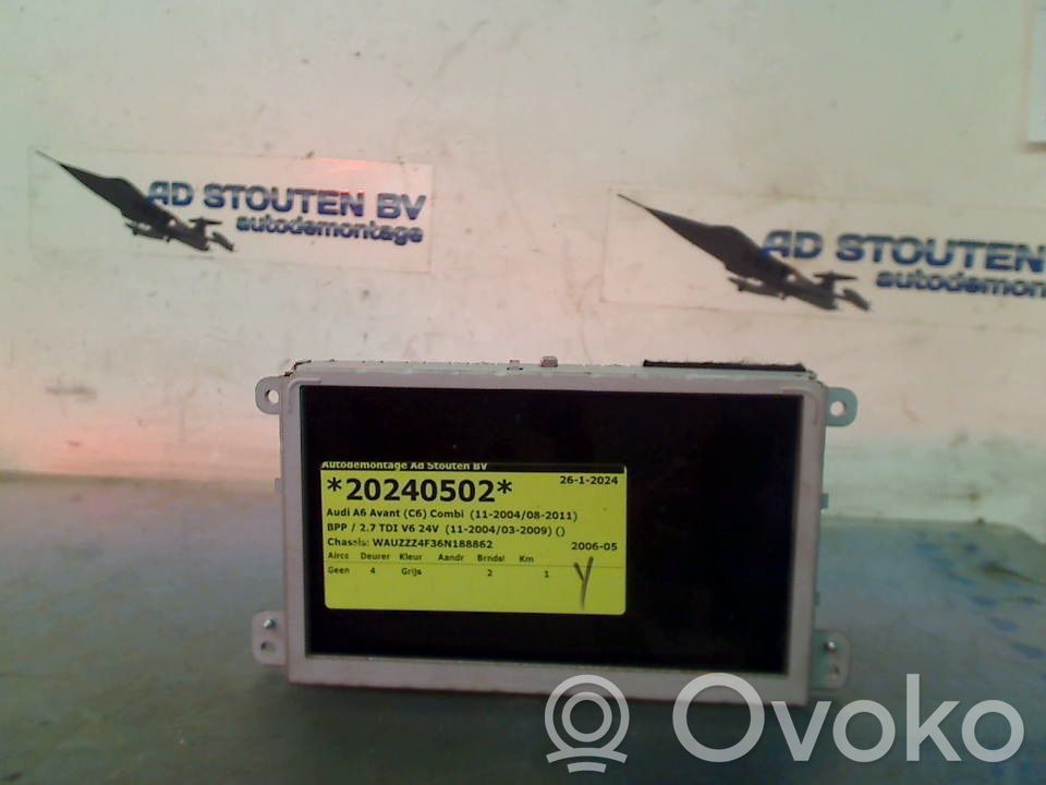 Audi A6 S6 C6 4F Unitate principală radio/CD/DVD/GPS 