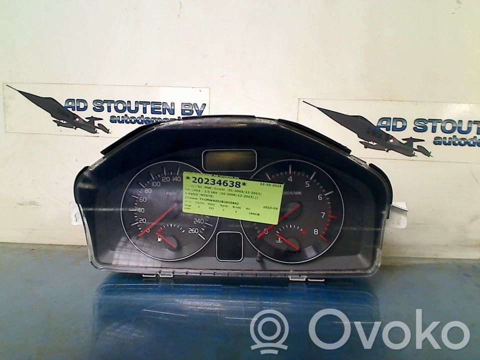 Volvo V50 Geschwindigkeitsmesser Cockpit 