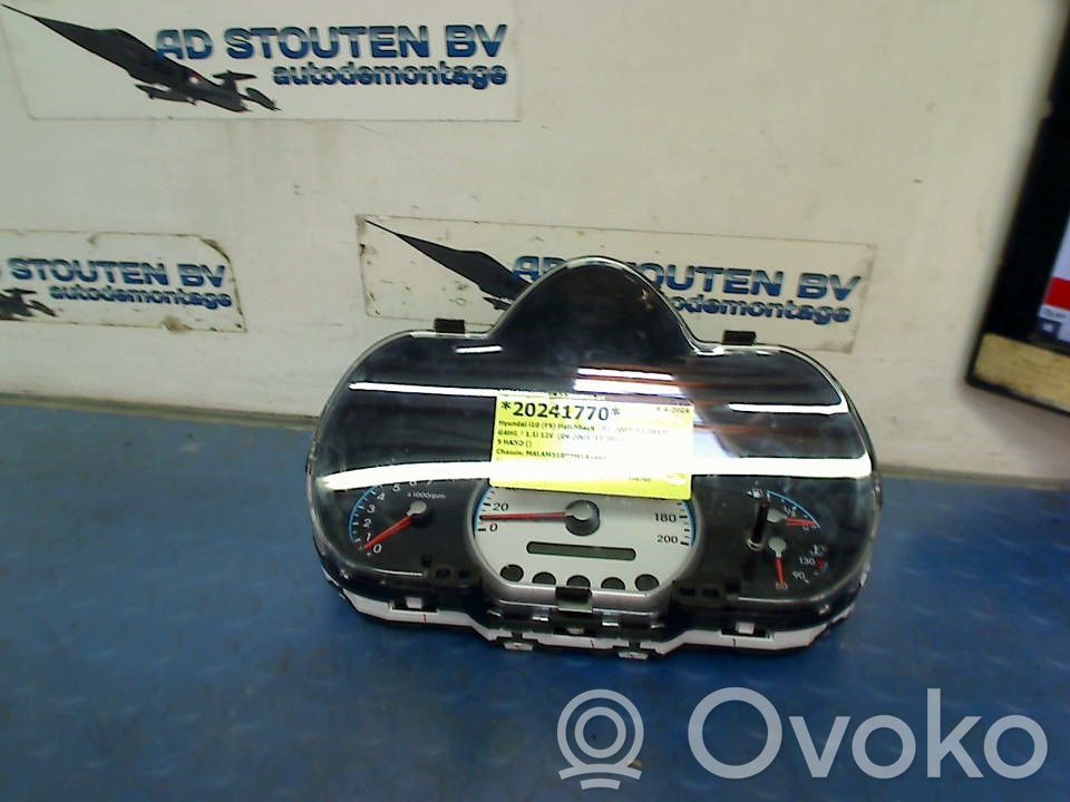 Hyundai i10 Vitezometru (grup de instrumente) 