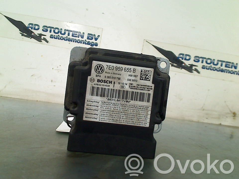 Unidad de control/módulo del Airbag   7E0959655B,7E0959655B,7E0959655B