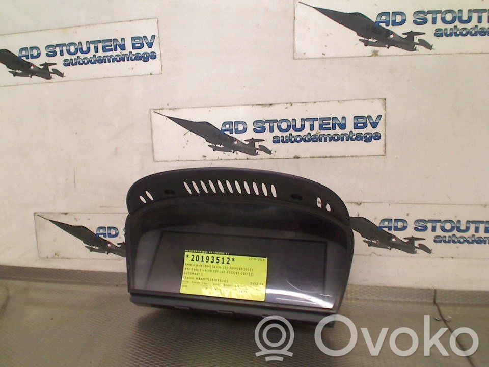 BMW 6 E63 E64 Screen/display/small screen 