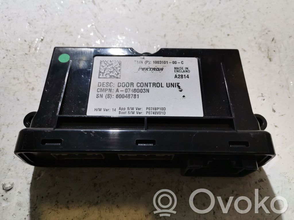 Unité de commande module de porte   0748G03N