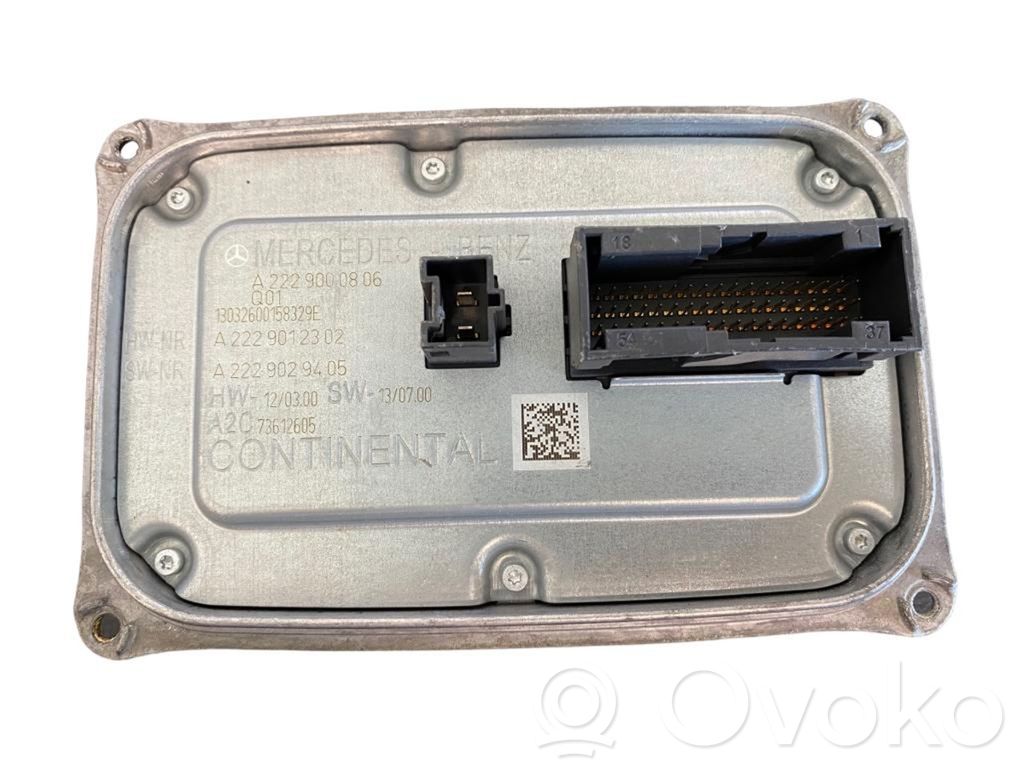 Mercedes-Benz S W222 LED ballast control module 