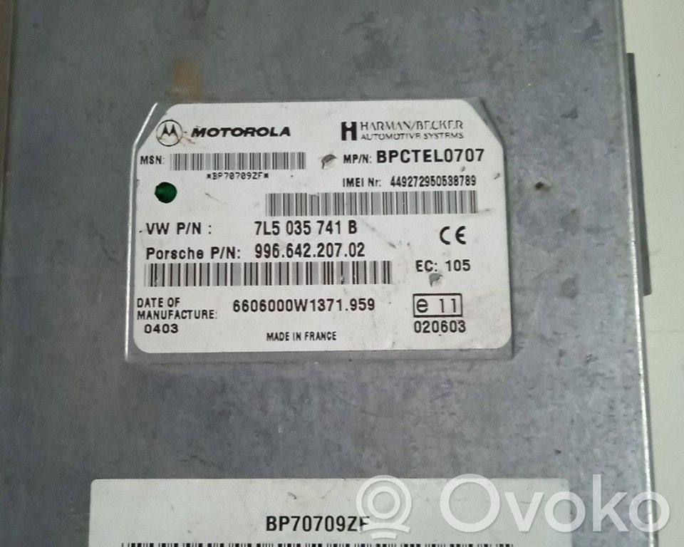 Porsche Cayenne (9PA) Inne komputery / moduły / sterowniki 