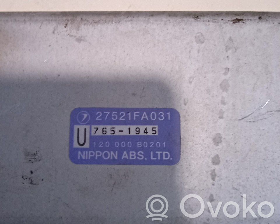 Other control units/modules   27521FA031
