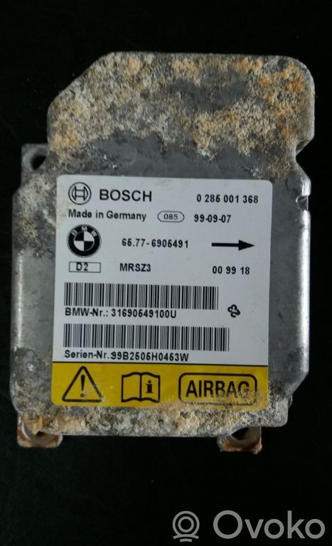 Module de contrôle airbag   0285001368,65776905491