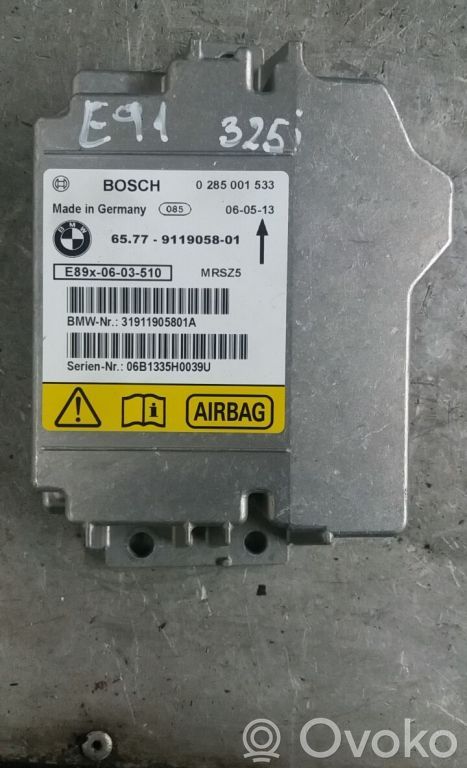 Module de contrôle airbag   6577911905801