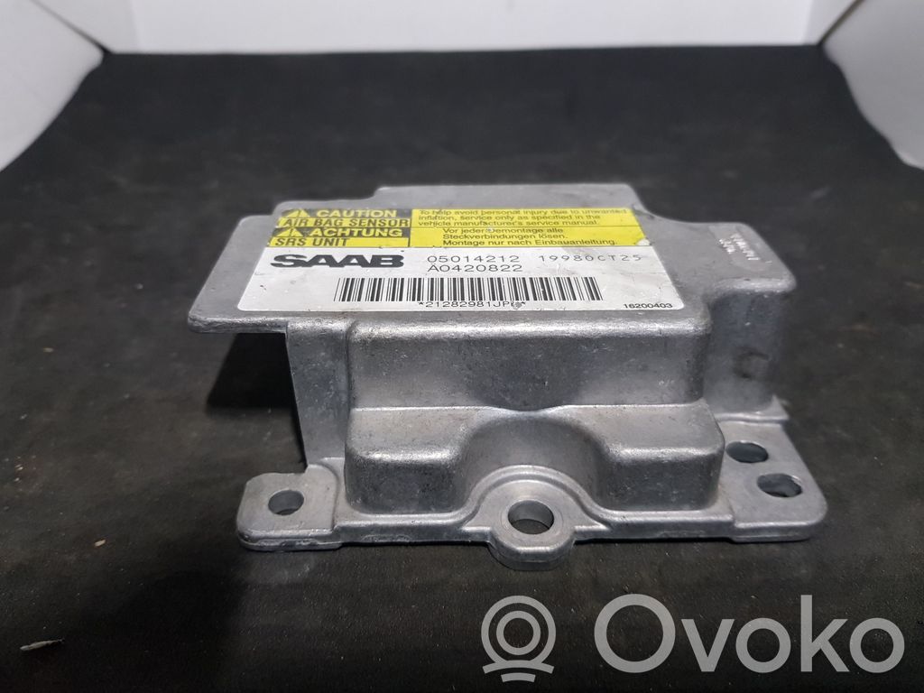 Saab 9-5 Airbag control unit/module 