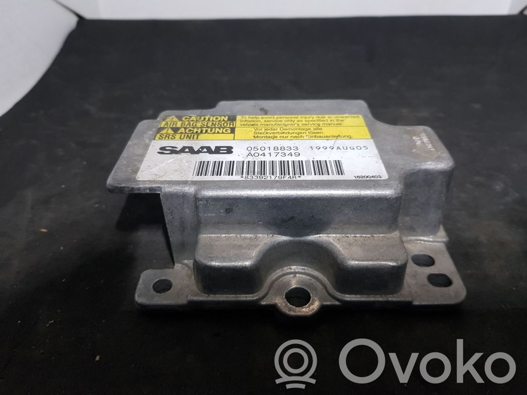 Saab 9-5 Airbag control unit/module 