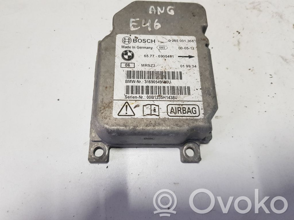 BMW 3 E46 Airbag control unit/module 
