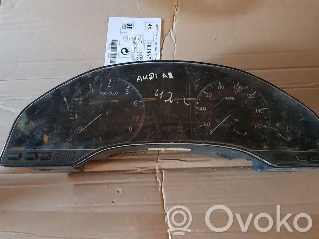 Audi A8 S8 D2 4D Speedometer (instrument cluster) 