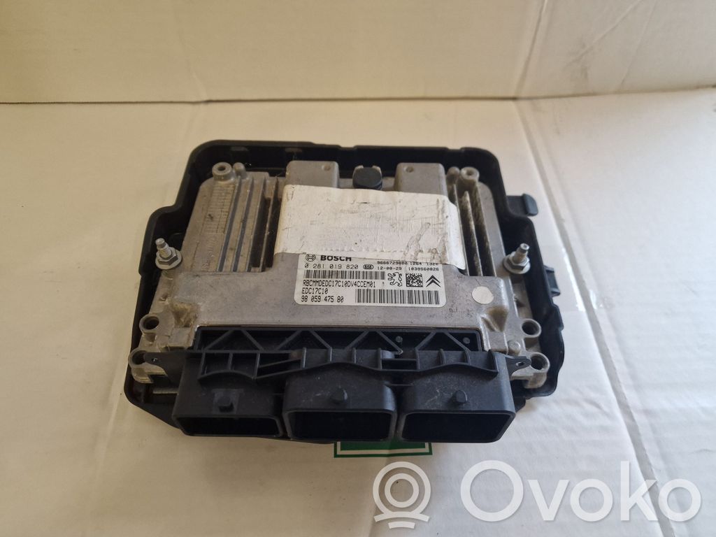 Engine control unit/module   9678558780,0281019820