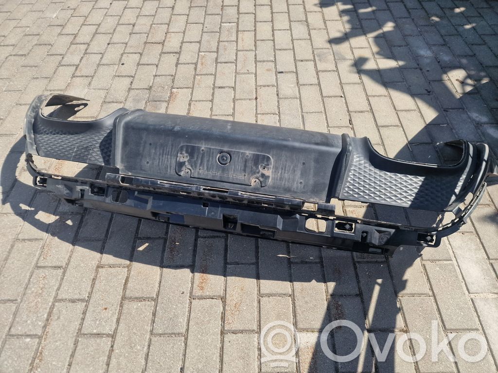 Porsche Macan (95B) Moldura inferior del parachoques trasero 