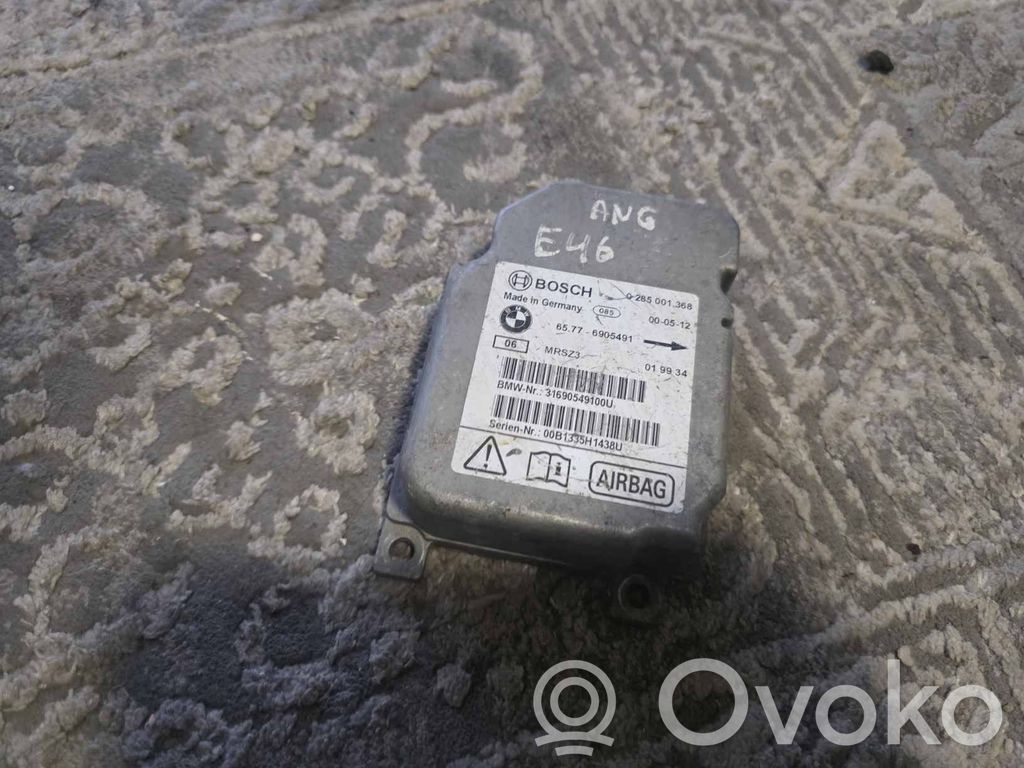 BMW 3 E46 Airbag control unit/module 