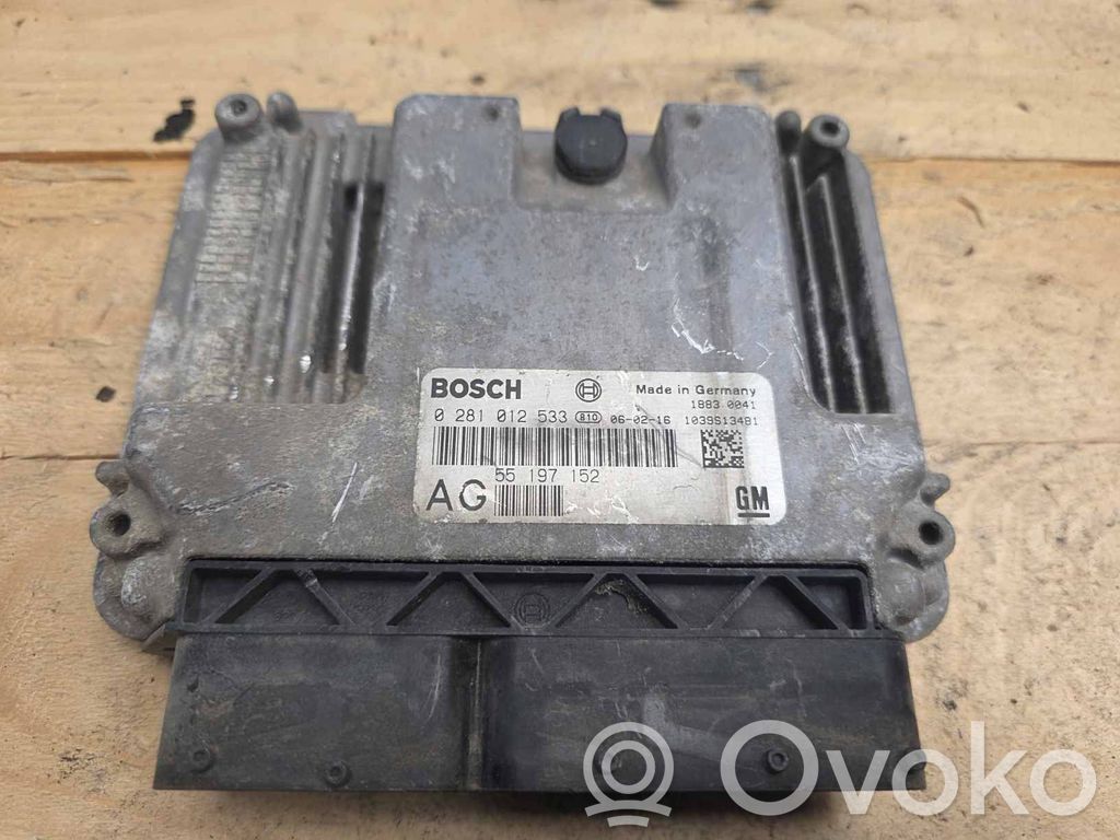 Opel Astra H Engine control unit/module 