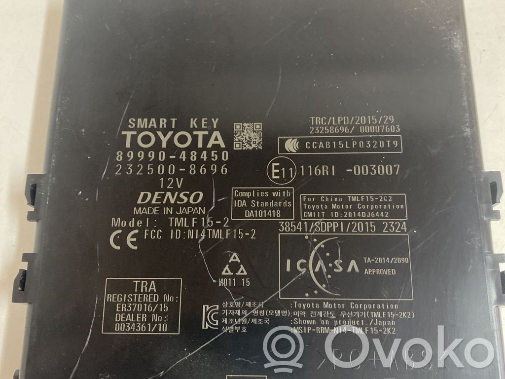 Lexus RX 450H Keyless (KESSY) go control unit/module 