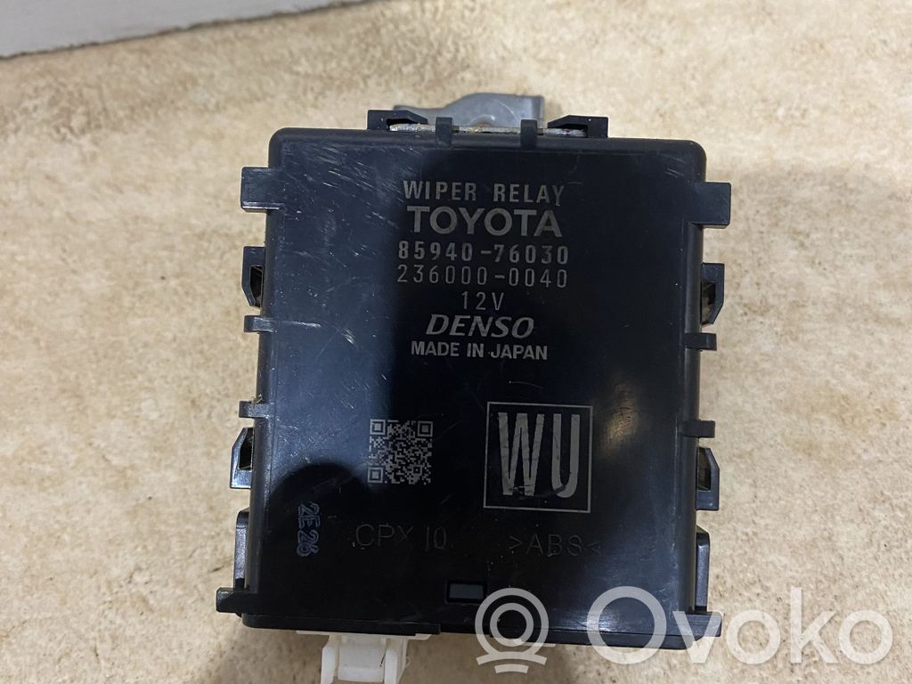 Lexus UX Window wiper relay 
